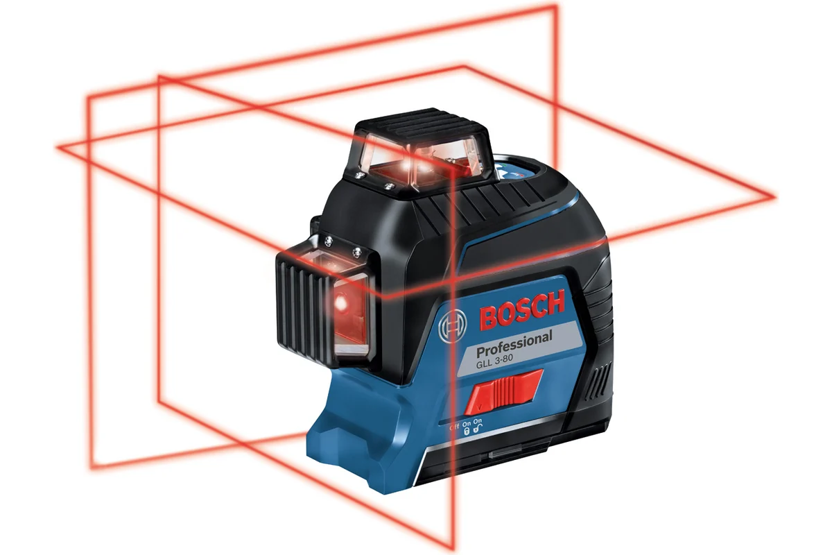 Лазерный уровень Bosch GLL 3-80, 12 линий