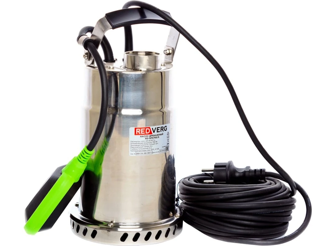 Дренажный насос для чистой воды REDVERG RD-SPS750/5