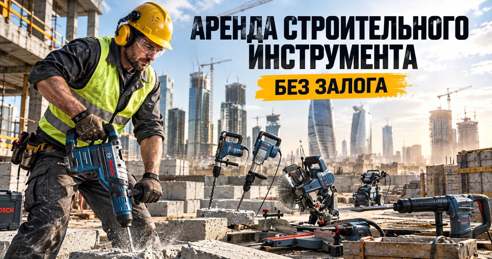 Аренда инструмента без залога: как это работает